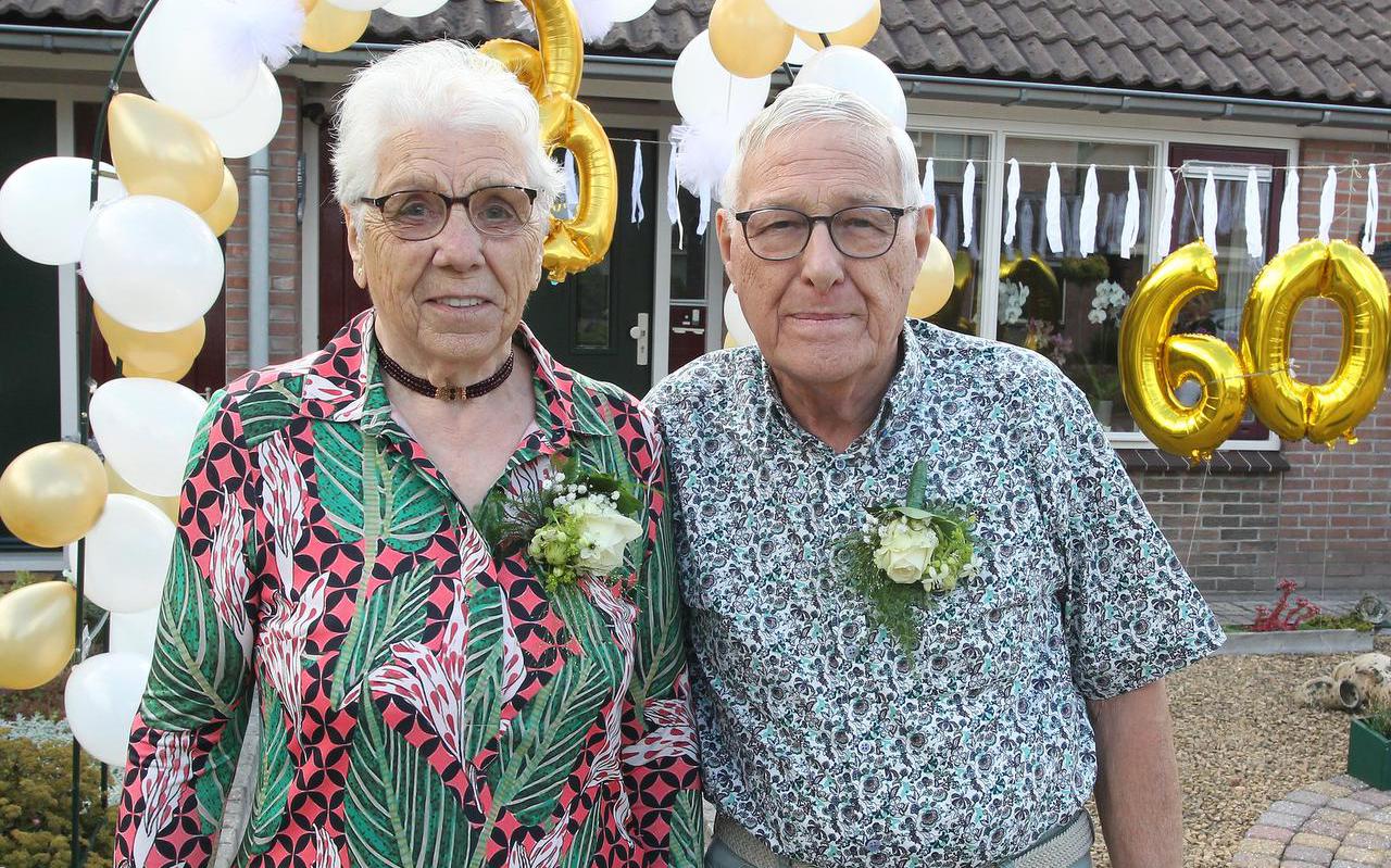 Echtpaar Ruiter 60 jaar getrouwd Oosterwolde

