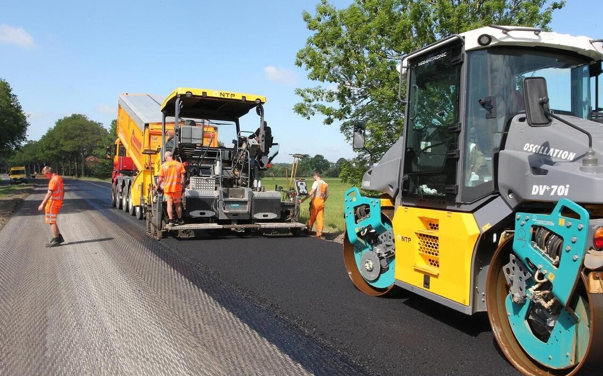 N351 krijgt nieuw asfalt tussen rotondes