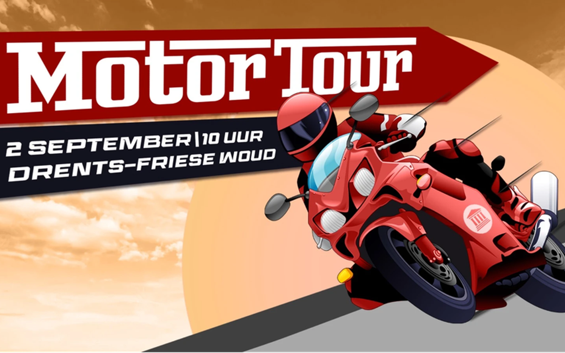 FVD start motortocht in feestend Fochteloo