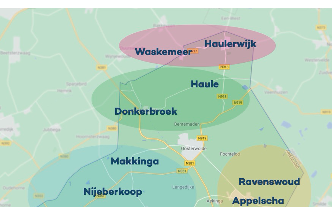 Plekken waar glasvezel al is aangelegd. Plekken waar glasvezel al is aangelegd.