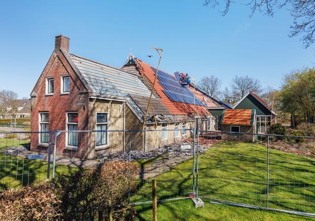 Sloop van De Miente in Oosterwolde is begonnen