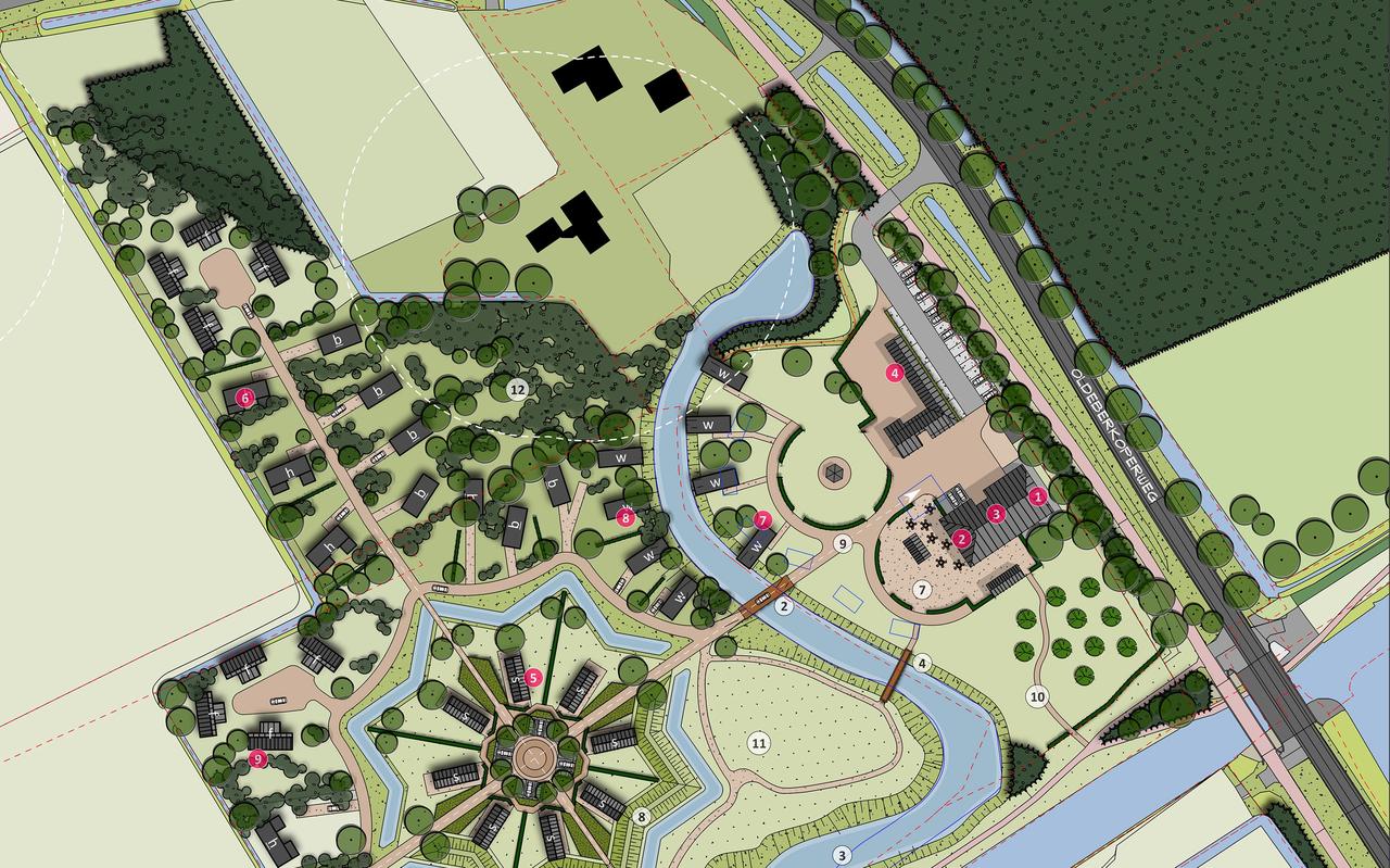 Het nieuwe plan voor Recreatie Tolbrugschans bij Oudehorne. Het nieuwe plan voor Recreatie Tolbrugschans bij Oudehorne.