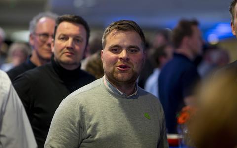 BBB-lijsttrekker Abel Kooistra. 
